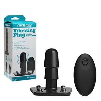 Vac-U-Lock Vac-U-Lock Vibrating Plug with Wireless Remote