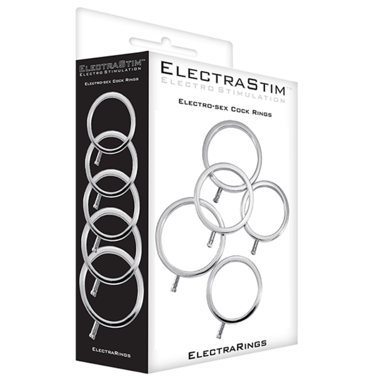 ElectraStim ElectraStim ElectraRings Solid Metal Cock Rings (5 pack)
