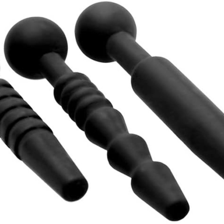 Master Series Master Series Dark Rods 3 Piece Penis Plug Set