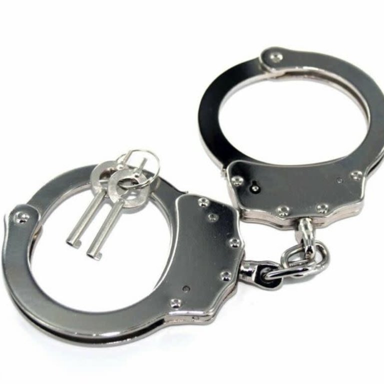 KinkLab KinkLab Double Lock Handcuffs Silver