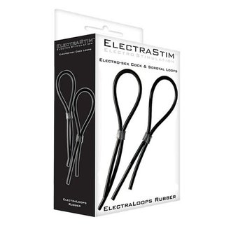 ElectraStim ElectraStim Rubber Adjustable Cock and Scrotal Loops ElectraStim ElectraStim Rubber Adjustable Cock and Scrotal Loops