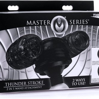 Master Series Master Series Thunder Stroke 2 in 1 Wand Attachment