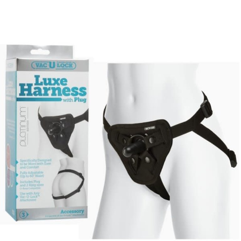 Vac-U-Lock Vac-U-Lock Platinum - Luxe Harness - With Plug