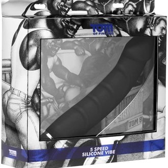 Tom of Finland TOM 5 Speed Silicone Vibe Tom of Finland TOM 5 Speed Silicone Vibe