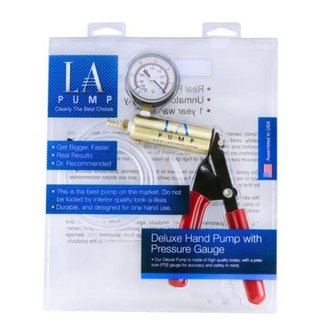 LA Pump LA Pump Deluxe Hand Pump with  PSI Gauge LA Pump LA Pump Deluxe Hand Pump with  PSI Gauge