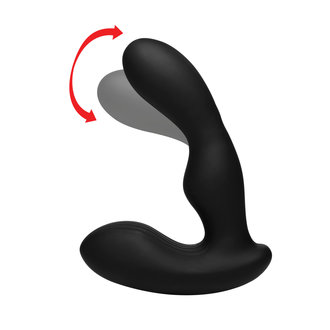 Alpha-Pro Alpha-Pro7 X P-STROKE Silicone P-Spot Stimulator with Stroking Shaft