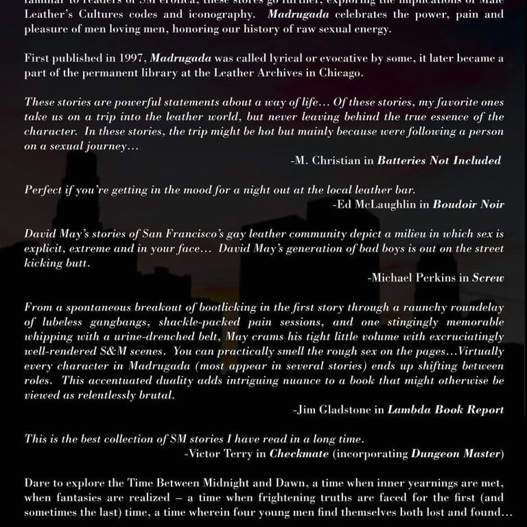 Nazca Plains Nazca Plains Madrugada: A Cycle of Erotic Fictions by David May