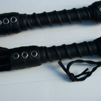 Bare Leatherworks Bare Leatherworks Elk Hide Floggers with ProGrip