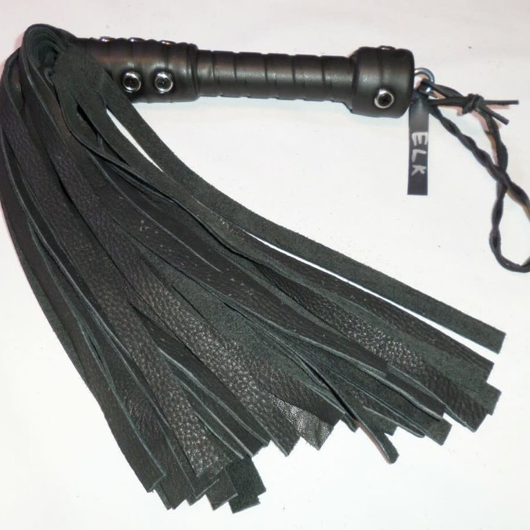 Bare Leatherworks Bare Leatherworks Elk Hide Floggers with ProGrip