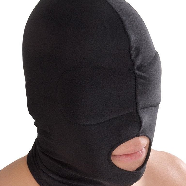 Strict Leather Master Series Spandex Hood with Blindfold and Mouth Hole