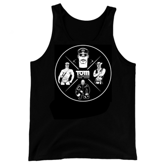 Peachy Kings Tom of Finland 100 Years Tank Top Black Peachy Kings Tom of Finland 100 Years Tank Top Black