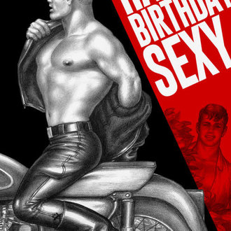 Peachy Kings Tom of Finland "Happy Birthday Sexy" Card
