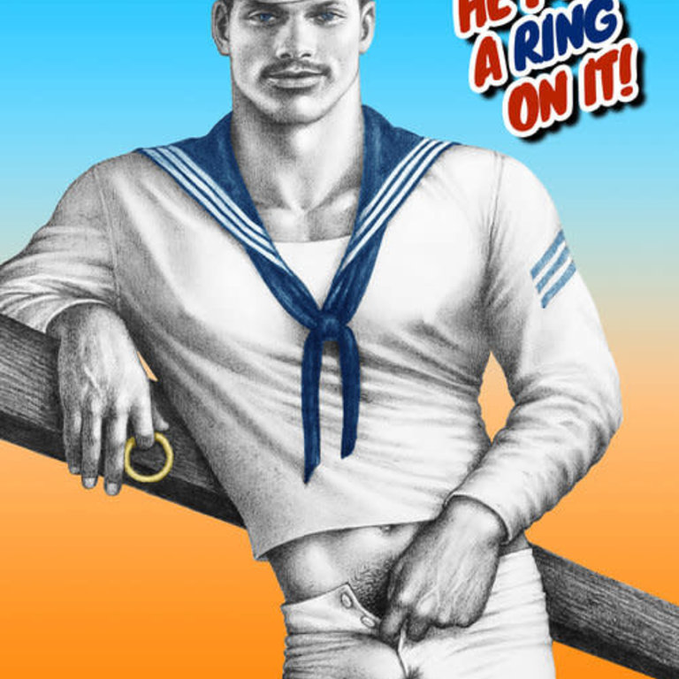 Peachy Kings Tom of Finland "Put a Ring on it" Card