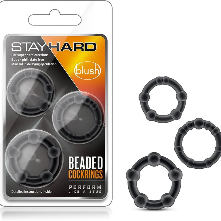 Stay Hard Stay Hard Beaded Cockrings
