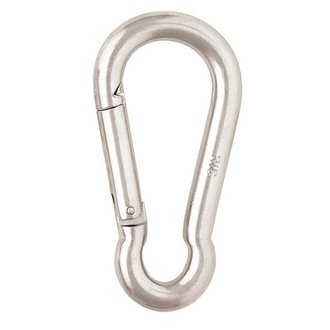 Safety Spring Snap / Carabiner Zinc Plated 5/16" Safety Spring Snap / Carabiner Zinc Plated 5/16"