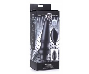 Master Series Ass-Pand Large Inflatable Silicone Anal Plug - Doghouse  Leathers