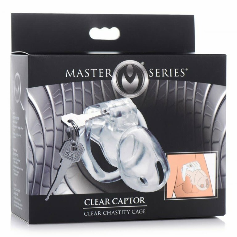 Master Series Master Series Clear Captor Chastity Cage - Medium