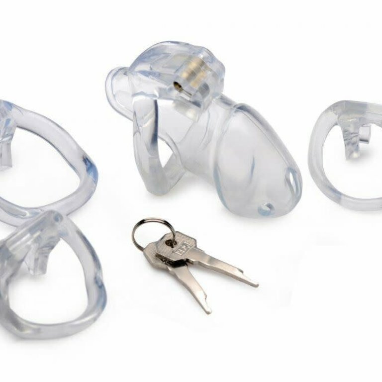 Master Series Master Series Clear Captor Chastity Cage - Medium