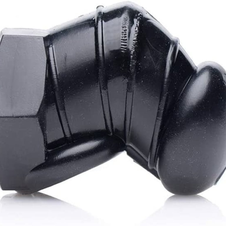 Master Series Master Series Detained - Black Restrictive Chastity Cage