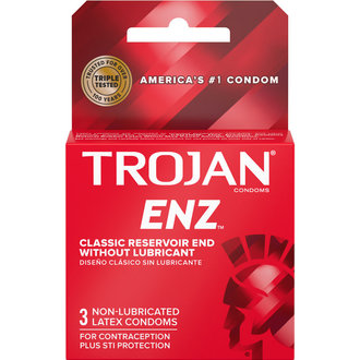 Trojan Trojan ENZ Non-Lubricated 3pk