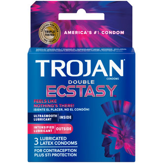 Trojan Trojan Double Ecstasy 3pk