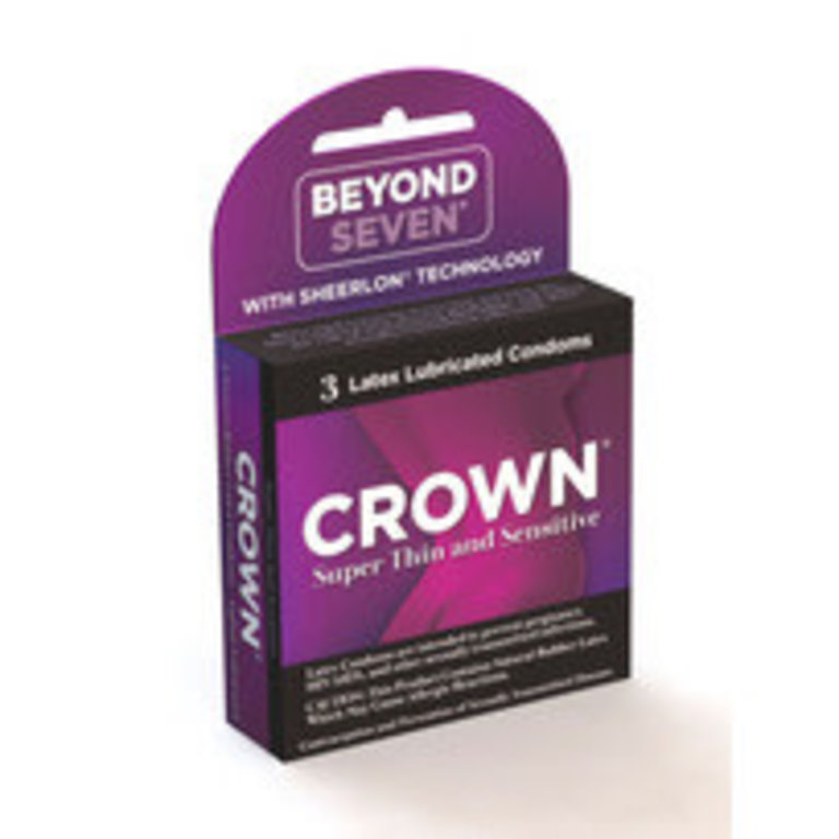 Crown Crown Condoms 3 pk