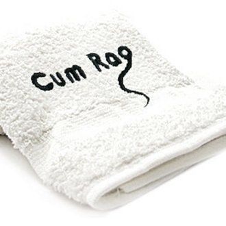 Towels with Attitude - Cum Rag with sperm tail