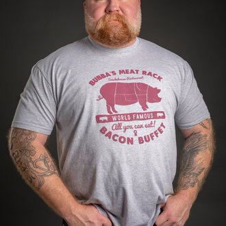 Burly Shirts Burly Shirts Bubba's Meat Rack Tee Burly Shirts Burly Shirts Bubba's Meat Rack Tee