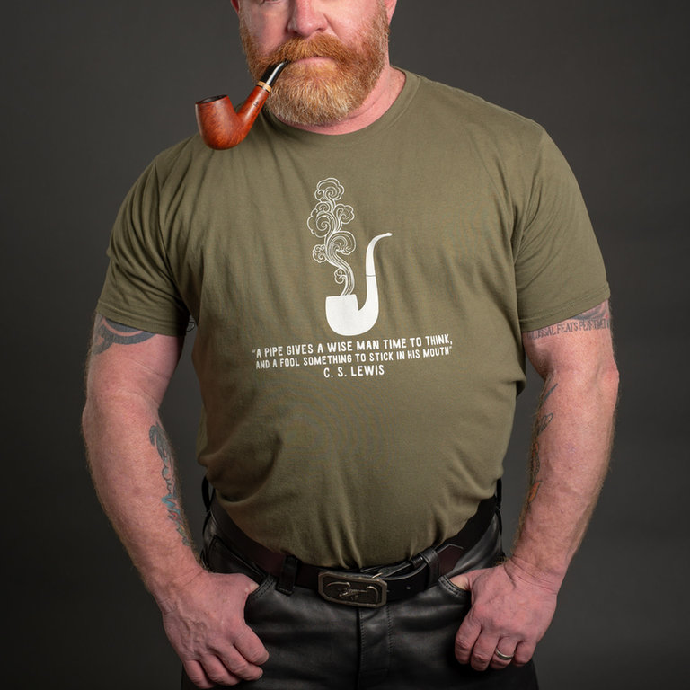 Burly Shirts Burly Shirts A Wise Man / Pipe Tee