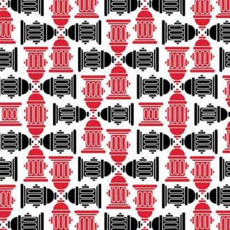 The Bandanna Co. Bandanna Co. Fire Hydrant 22'' X 22''