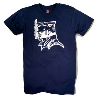 Burly Shirts Burly Shirts Leather Man Profile Dark Navy Blue