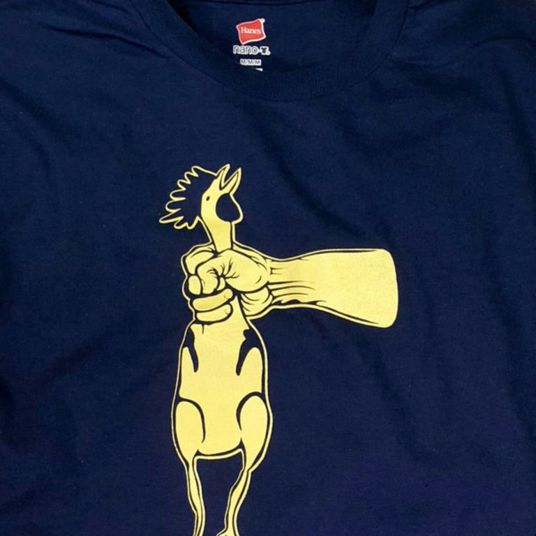 Burly Shirts Burly Shirts Choke The Chicken Navy Blue