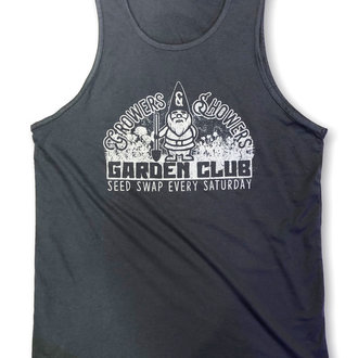 Burly Shirts Burly Shirts Growers & Showers Garden Club Tank Charcoal