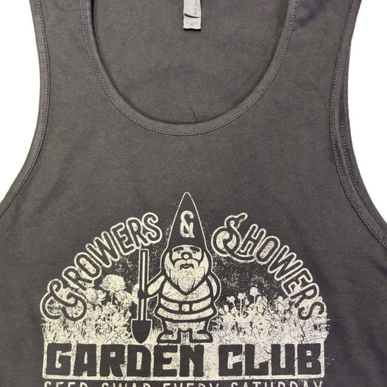 Burly Shirts Burly Shirts Growers & Showers Garden Club Tank Charcoal