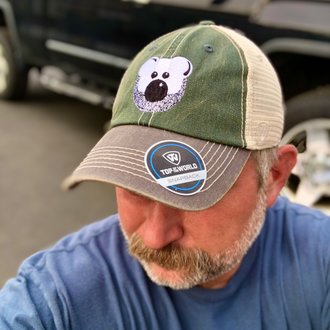 Burly Shirts Burly Shirts Beardy Bear Offroad Cap