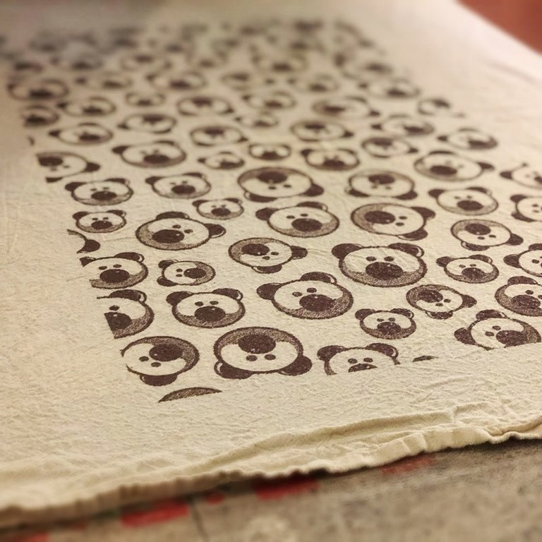Burly Shirts Burly Shirts Hand Printed Kitchen Towels