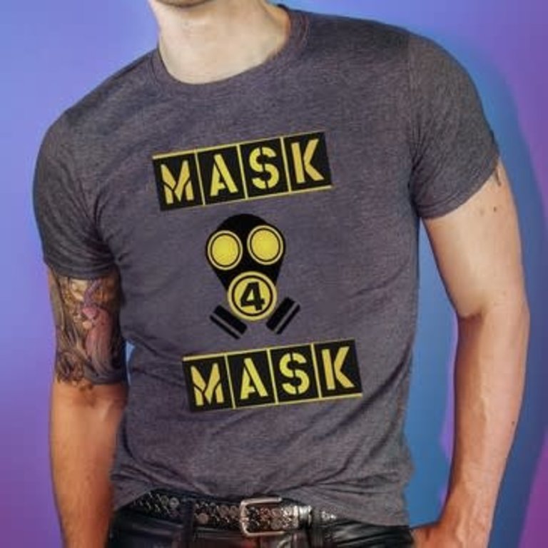 Peachy Kings Peachy Kings Mask 4 Mask T-Shirt Dark Grey