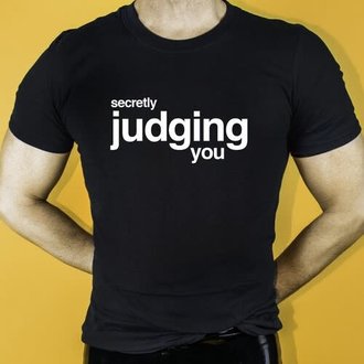 Peachy Kings Peachy Kings Secretly Judging You T-shirt Black