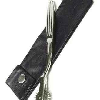 KinkLab KinkLab Wartenberg Pinwheel with Leather Sheath
