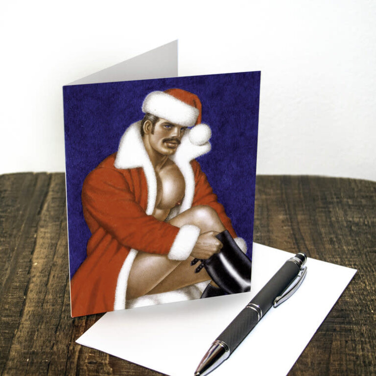 Peachy Kings Tom Of Finland Santa Card 8 Pack