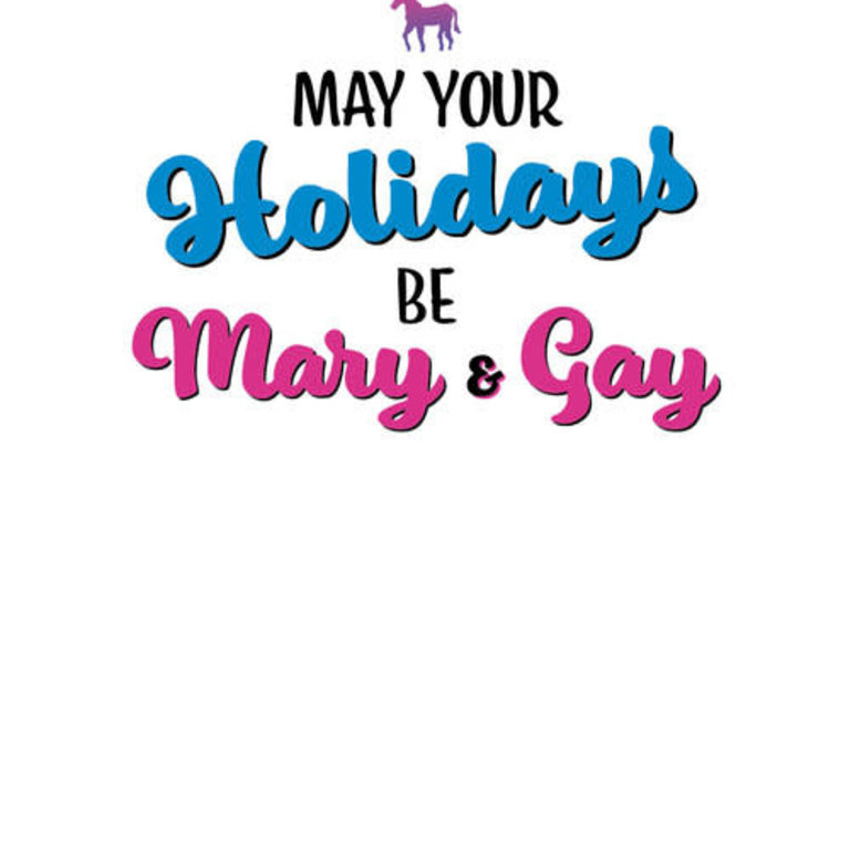 Peachy Kings Peachy Kings Mary & Gay Christmas Greeting Card