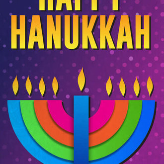 Peachy Kings Peachy Kings Happy Hanukkah Card