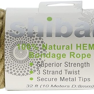 Shibari Shibari 100 % Natural Hemp Bondage Rope 10 meters