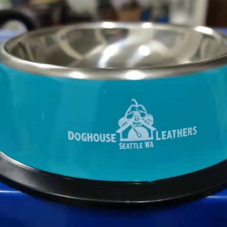 Doghouse Leathers Gear Doghouse Branded Stainless Steel Dog Bowl