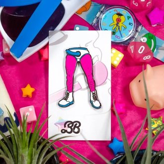 Crushworthy Crushworthy - Strapped In - Enamel Pin Crushworthy Crushworthy - Strapped In - Enamel Pin