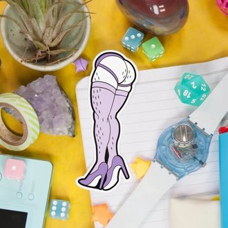 Crushworthy Crushworthy - Jock in Heels - Sticker