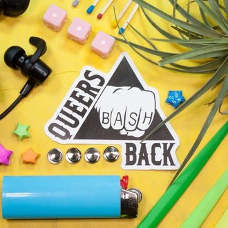 Crushworthy Crushworthy - Queers Bash Back - Sticker