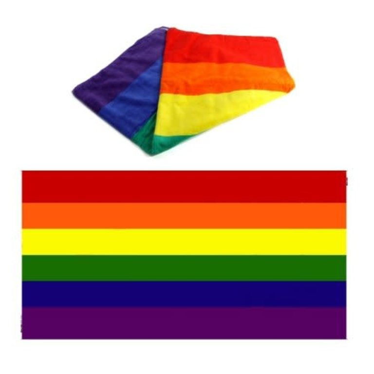 Pride not Prejudice Pride... Beach Towel Rainbow 30" x 60"