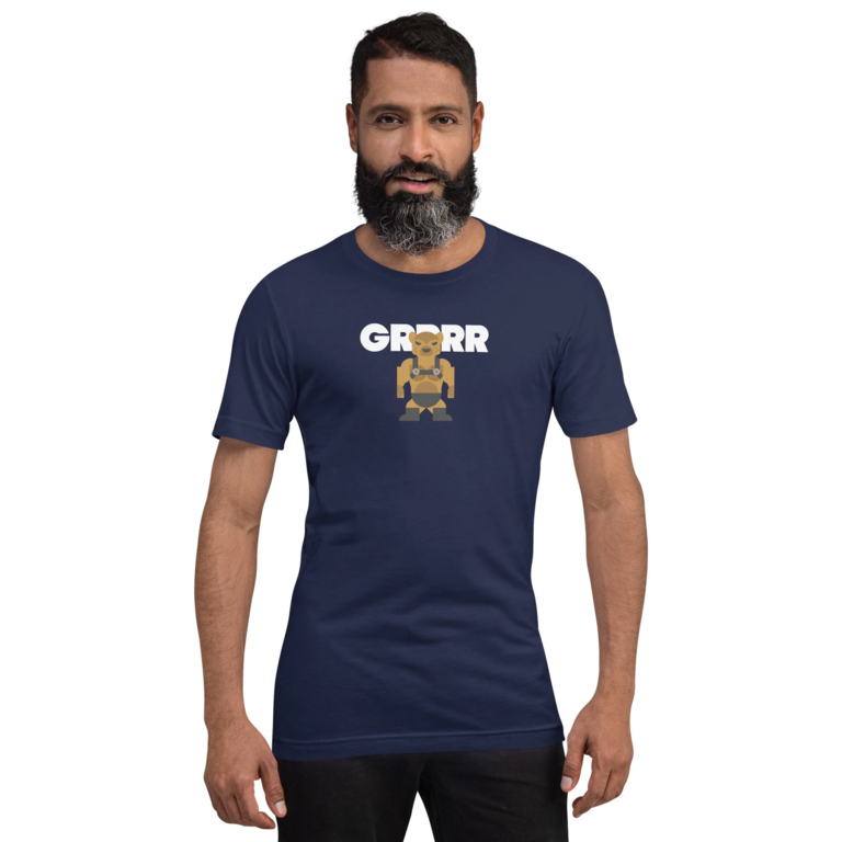 Mischief Mates Mischief Mates GRRRR Leather Bear Pride T-Shirt
