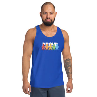 Mischief Mates Mischief Mates Proud - Gay Pride Unicorn Tank Top